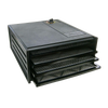Black electric food dryer with four stackable mesh trays and adjustable thermostat, designed for efficient food preservation, part of Kitchen & Food and USA Made collections.