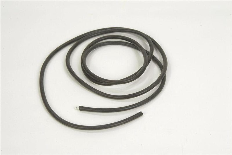 Round black rubber belt measuring 1/4 inch outer diameter and 66 inches long, designed for use with most sewing machines, suitable for Sewing and Quilting, Home & Decor, and Best Sellers collections.