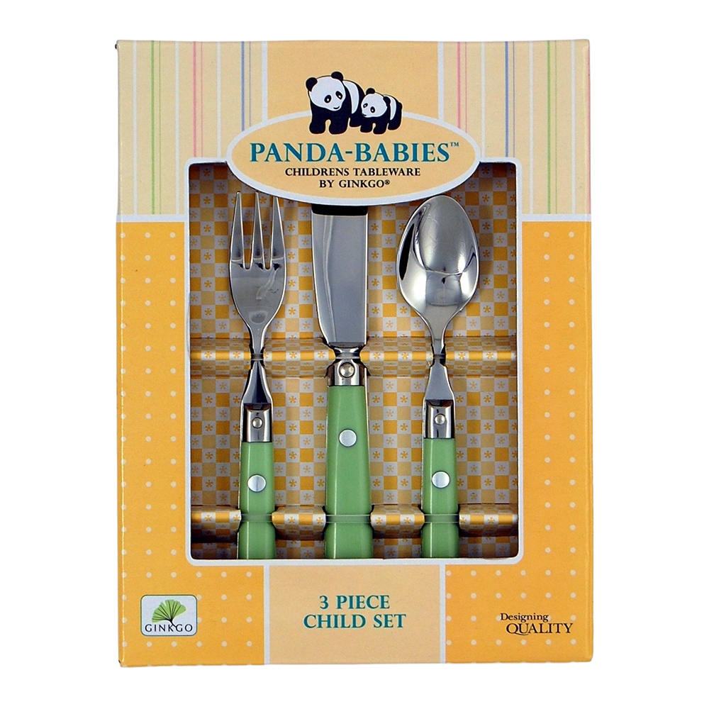 Children's Stainless Steel Flatware - 3-Piece Set