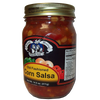 Handcrafted jar of Amish Wedding Corn Salsa featuring chunky, kettle-cooked ingredients in a glass container, perfect for Kitchen & Food, Pantry, and USA Made collections.