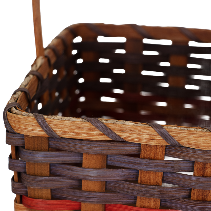 Handwoven Flag Basket - Amish Made