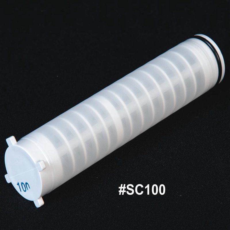 Coarse white sediment filter cartridge designed for spring or well water systems, made in USA, featured in Appliances, Emergency Supplies, USA Made, Water Heating and Treatment, Best Sellers, and Promo Eligible collections.