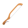 Handcrafted bread and bagel slicer knife with a wooden handle and ultra-thin serrated blade, designed for Kitchen & Food, Choppers and Cutters, Kitchen Gadgets, and USA Made collections.