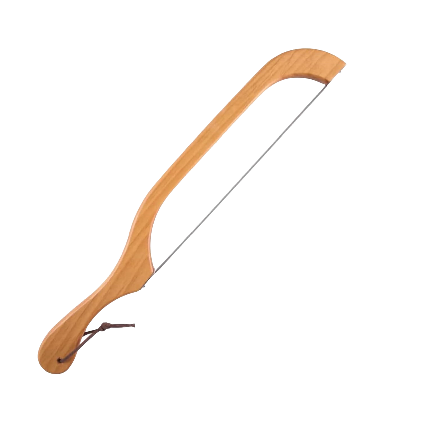 Handcrafted bread and bagel slicer knife with a wooden handle and ultra-thin serrated blade, designed for Kitchen & Food, Choppers and Cutters, Kitchen Gadgets, and USA Made collections.