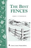Cover of a farming guidebook featuring a hand-drawn rural fence scene and decorative green border with vintage farm tools, part of farm and livestock book collections.
