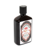 Dark amber bottle of handcrafted natural pine tar shampoo with black flip-top cap, featuring label highlighting sulfate-free formula and scalp relief, ideal for Health & Wellness and Grooming collections.