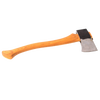 Handcrafted Woodsman's axe with a sharp carbon steel head and smooth Amish-made hickory handle, designed for wood cutting and hauling, featured in Farm, Garden & Tool and USA Made collections.