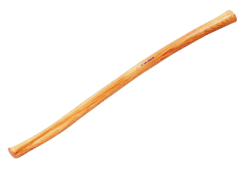 Lacquered hickory replacement handle for European-style grape hoe, handcrafted in USA, designed for Farm, Garden & Tool and Digging and Cultivating collections.