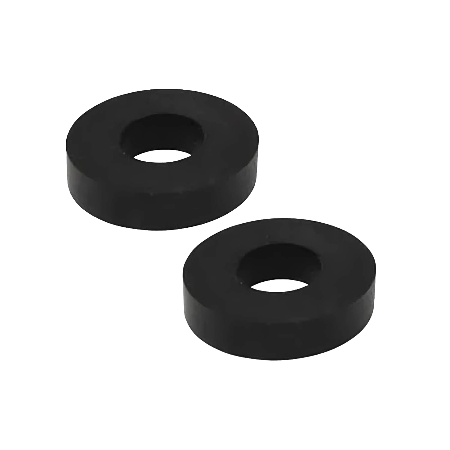 Unique handcrafted black rubber washers designed as replacement parts for British Berkefeld gravity water filters, perfect for Appliances and Emergency Supplies collections.