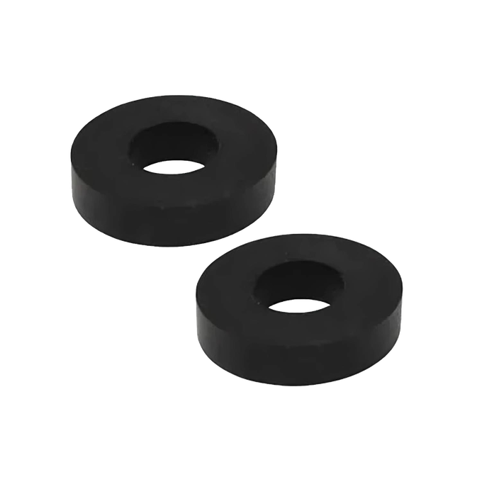 Unique handcrafted black rubber washers designed as replacement parts for British Berkefeld gravity water filters, perfect for Appliances and Emergency Supplies collections.