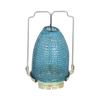 Blue fabric lamp mantle with wire frame for installing on Aladdin lamps, featured in Lamps & Lighting, Wicks and Mantles, Parts and Accessories, and Best Sellers collections.