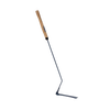Durable serrated steel grass whip with hardwood handle and angled head for trimming weeds and overgrown grass, ideal for farm, garden, and lawncare tasks in best sellers and promo collections.