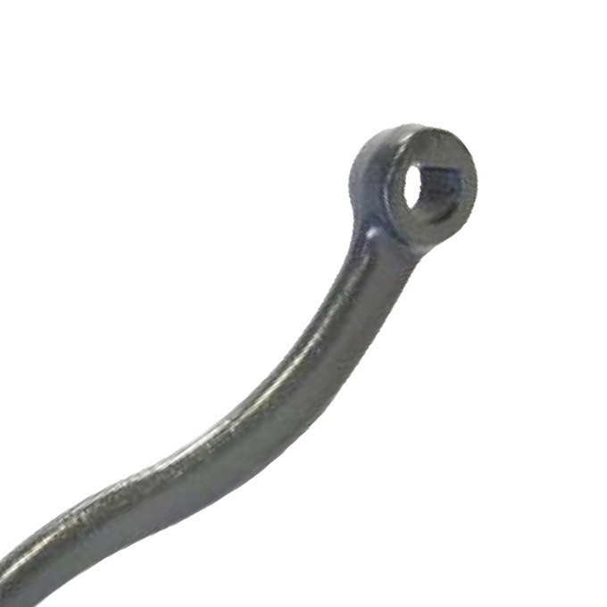 Handcrafted metal hand crank component with a curved design, made in USA, ideal for Kitchen & Food, Specialty Equipment, Butchering Supplies, USA Made, Best Sellers, and Promo Eligible collections.