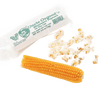 Uncle Ozo’s On the Cob microwave popcorn showing a whole yellow corn cob beside popped popcorn and clear packaging, featured in Kitchen & Food, Snacks and Sweets, Popcorn, USA Made, and Best Sellers collections.