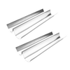 Set of two heavy gauge tinplate steel pans designed for baking crusty European-style breads, featured in Kitchen & Food, Cookware, Baking Supplies, and Bread Making collections.