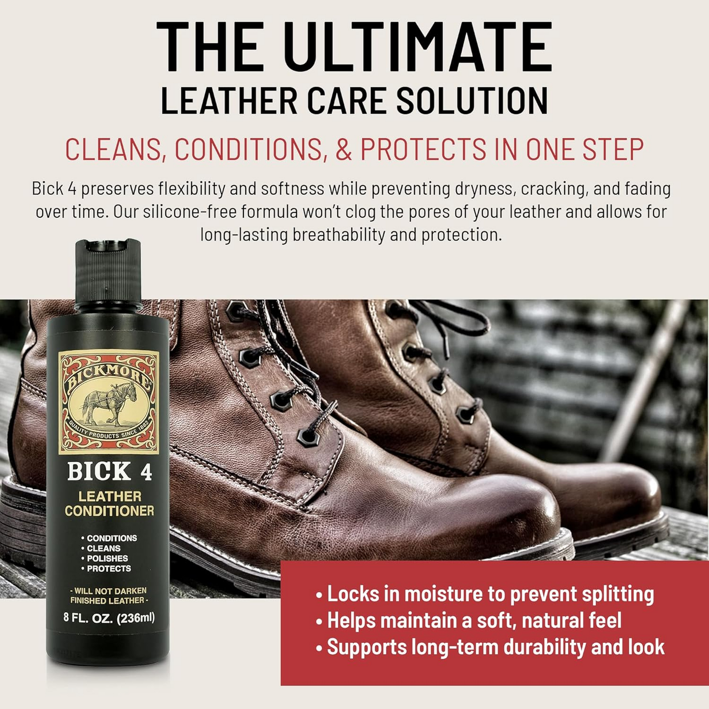 Bickmore Bick 4 Leather Conditioner – 8 oz