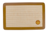 Non-stick silicone baking mat with a woven glass fiber core, designed for jelly roll pans, durable for wide temperature ranges, ideal for Kitchen & Food and Baking Supplies collections.
