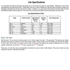Specifications chart detailing standard sizes, closure diameters, and height measurements for various types of No. 2 cans, including color-coded notes and best-use recommendations for food preservation and canning accessories in kitchen and food collections.