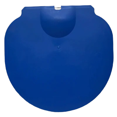 Durable blue plastic lid designed to fit sap buckets, protecting contents from rain, snow, and debris, ideal for Farm, Garden & Tool, and Maple Syrup Sugaring Supplies collections.