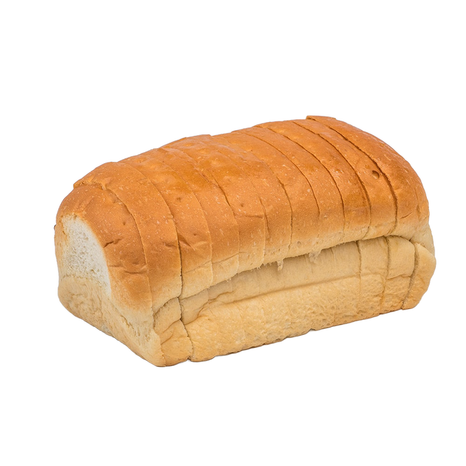 Loaf of artisanal Amish-style bread, freshly baked with soft, thick slices, handcrafted and made in USA, featured in Kitchen & Food, Snacks and Sweets, Best Sellers, and Promo Eligible collections.