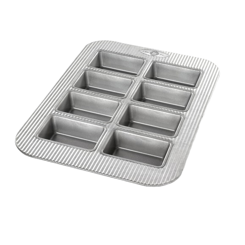 8-Loaf Non-Stick Mini Bread Loaf Pan