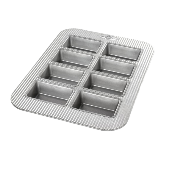 8-Loaf Non-Stick Mini Bread Loaf Pan