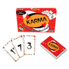 Red Karma card game box with playful logo, tagline “What Goes Around… Comes Around!” and numbered playing cards, featured in Toys, Children's Toys, Games, and Indoor Play collections.