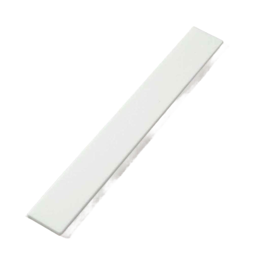 White rectangular sharpening stone designed for precision blade honing in kitchen, food prep, and sharpening tool collections.