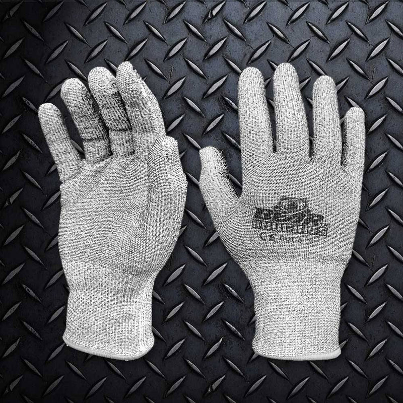 Pair of breathable, cut-resistant gloves made from durable woven fabric with ergonomic fit and subtle texture, suitable for Health & Wellness, Farm, Garden & Tool, Hand Tools and Hardware, Clothing and Accessories, Best Sellers, and Promo Eligible collections.