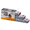 Pack of three pull-string fire starters with red ignition cords, designed to light wet wood quickly in any weather, ideal for Farm, Garden & Tool, Camping, and Best Sellers collections.
