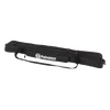 Durable black ripstop transport bag with zipper and handles, designed for safely carrying fire bridge equipment, ideal for camping, farm, garden, and outdoor tool use.