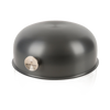 Matte black Brod & Taylor bread baking shell with smooth rounded dome shape and brushed metal logo badge, designed for Kitchen & Food, Cookware, and Baking Supplies collections.