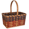 Handwoven Flag Basket - Amish Made