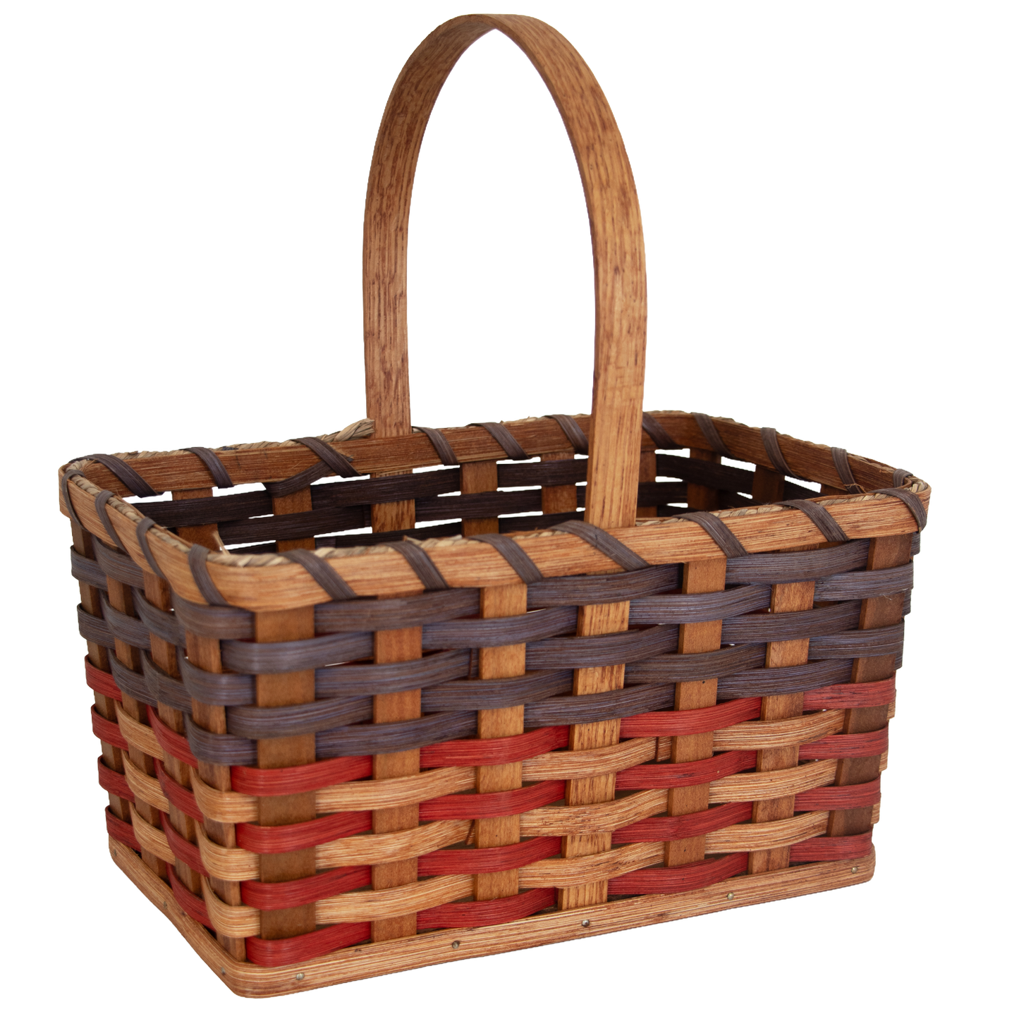 Handwoven Flag Basket - Amish Made
