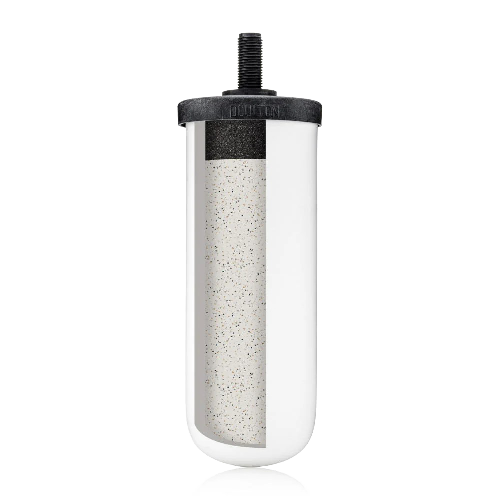 Handcrafted ultra fluoride ceramic water filter element designed for gravity filtration systems, ideal for Farm, Garden & Tool, Appliances, Emergency Supplies, and Water Treatment collections.