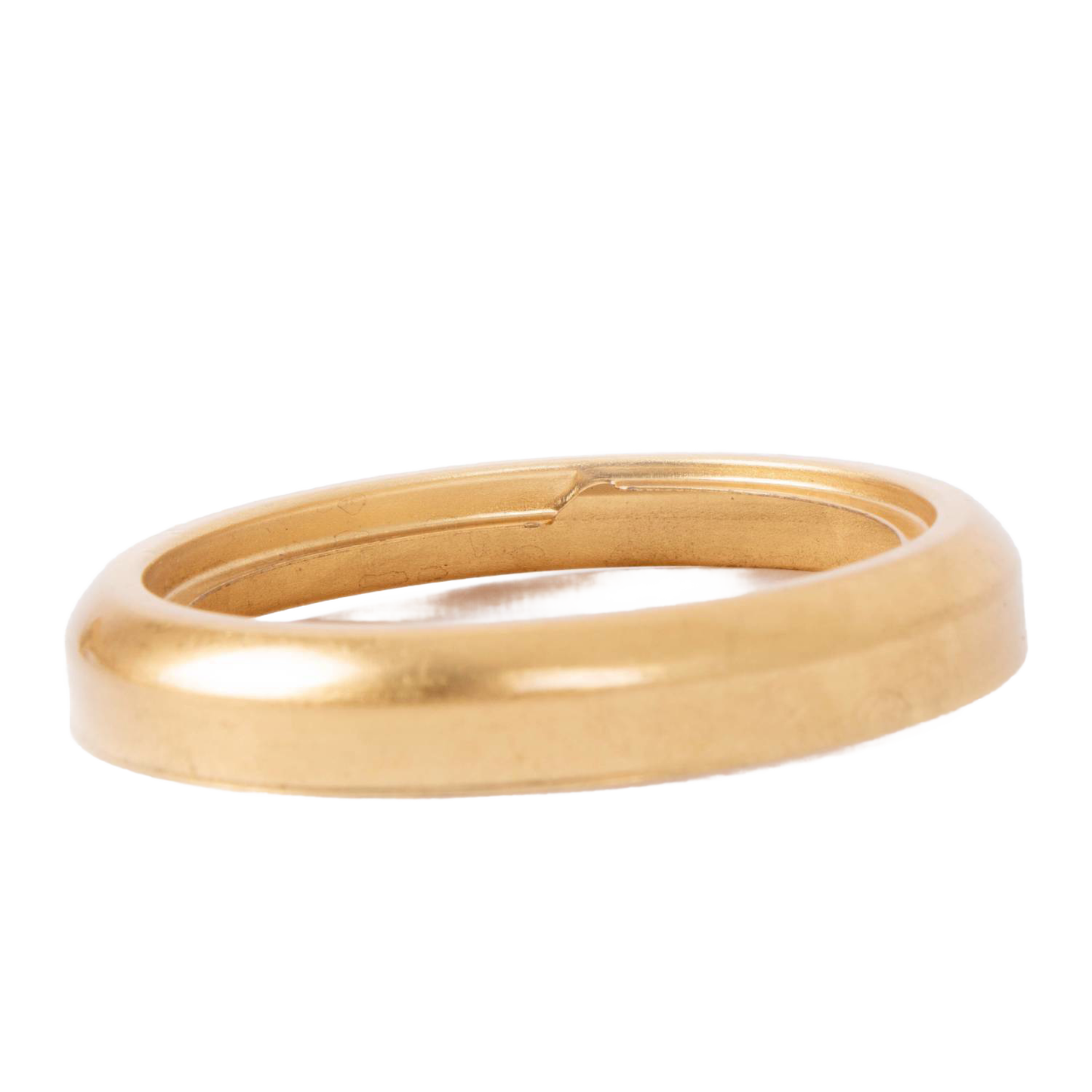 Brass new blade style burner collar with glue-on thread ring, 2-5/8 inch outer diameter, designed to fit most Aladdin glass lamp fonts, featured in Lamps & Lighting, Parts and Accessories, Lamp Burners and Collars, Best Sellers, and Promo Eligible collections.