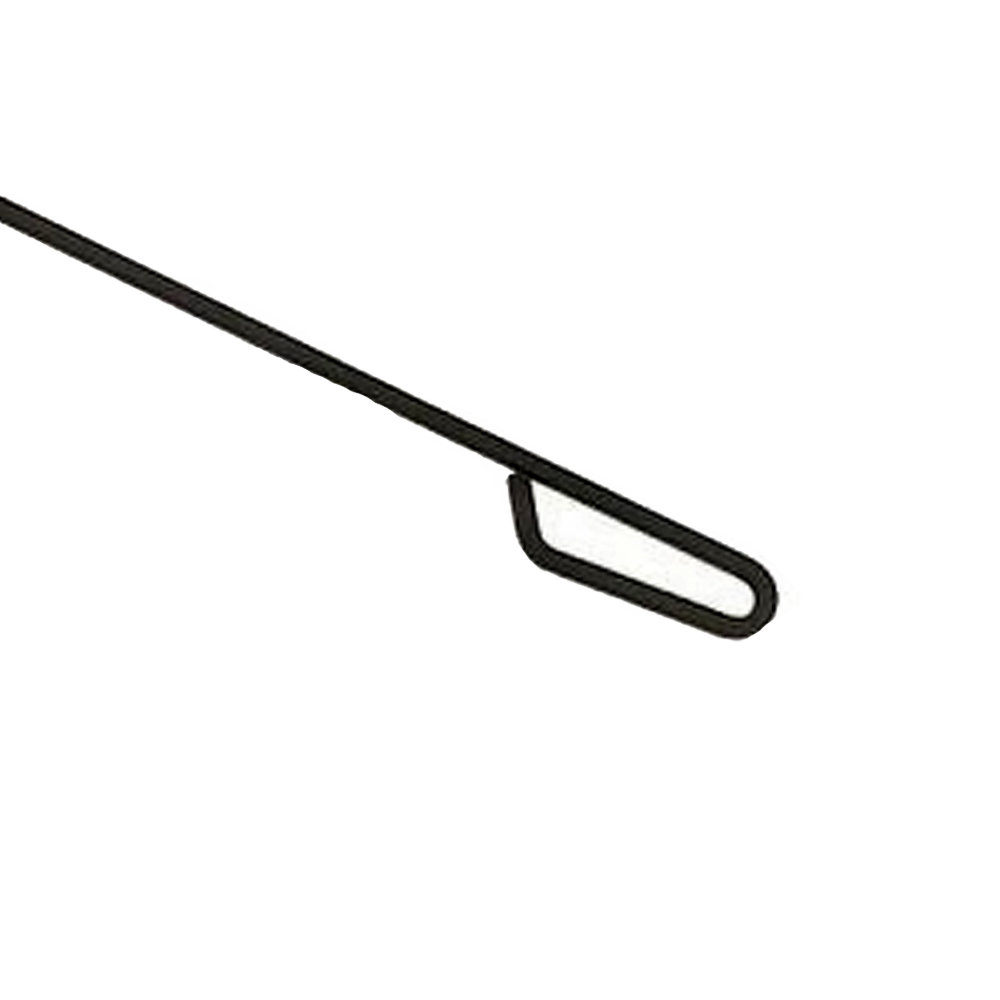 Handcrafted steel fire poker with a loop handle, Amish made in the USA, designed for safely stirring embers and adjusting logs, featured in Stoves, Hearth Accessories, and Best Sellers collections.