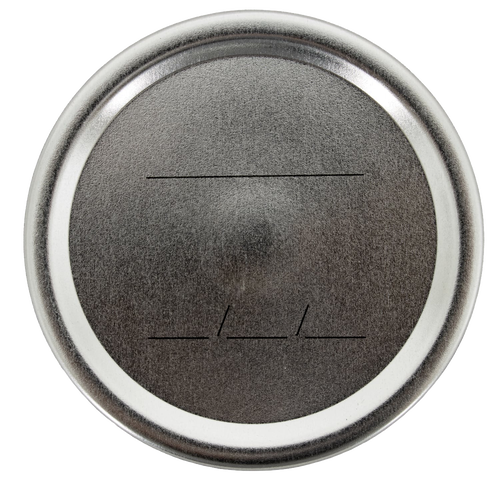 Wide-mouth metal canning lid with a BPA-free sealing compound ring, designed for airtight food preservation, part of Kitchen & Food, Canning, and Best Sellers collections.
