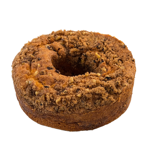 Handcrafted butterscotch coffee cake with a crumbly streusel topping and crunchy walnuts, made in USA, perfect for Kitchen & Food, Snacks and Sweets, and Best Sellers collections.