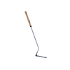 Durable serrated steel grass whip with hardwood handle, designed for trimming overgrown weeds along fences and barns, ideal for Farm, Garden & Tool and Lawncare collections.