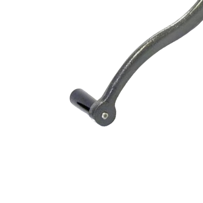 Handcrafted metal hand crank with a smooth wooden knob, designed for specialty butchering equipment, made in USA, suitable for Kitchen & Food, Specialty Equipment, and USA Made collections.