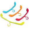 Set of four bright multi-color adjustable plastic hangers with swivel hooks and air vents to speed drying, part of Laundry Supplies, Dryers and Drying Accessories, Home & Decor collections.