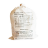 Natural fabric bag of handcrafted pancake mix with printed nutrition facts, ingredient list, and preparation instructions, suitable for Kitchen & Food, Pantry, and Best Sellers collections.