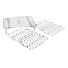 Handcrafted stackable and collapsable cooling racks with sturdy metal wire construction, perfect for baking and cooling multiple trays, featured in Kitchen & Food, Cookware, Baking Supplies, Kitchen Gadgets, Cooking and Baking Helpers, Best Sellers, and Promo Eligible collections.