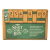 Classic wooden Shut the Box game set featuring nine hinged number tiles and two dice, designed to develop math and reasoning skills, part of Toys, Games and Puzzles collections.
