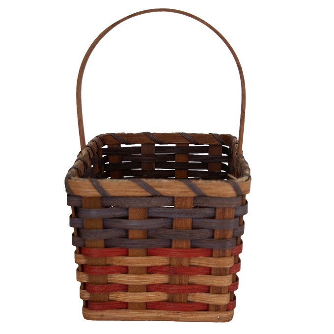 Handwoven Flag Basket - Amish Made