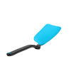 Bright blue flexible spatula with a black handle designed for easy flipping and serving, featured in Kitchen & Food, Kitchen Gadgets, Cooking and Baking Helpers, and Best Sellers collections.