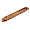Handcrafted Acacia hardwood baguette miter with evenly spaced slots for precise slicing, featured in Kitchen & Food, Food Prep, Choppers and Cutters, and Best Sellers collections.