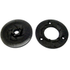 Pair of durable black grinding burrs for grain mills, designed to provide precise extra fine to extra coarse textures, featured in Kitchen & Food, Grain Mills, and Bread Making Supplies collections.