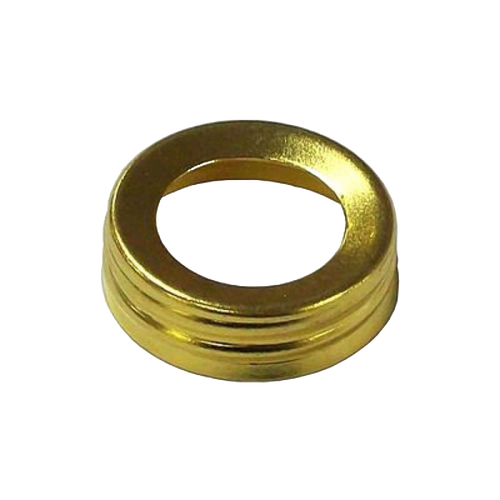 Brass-colored metal thread ring designed for oil lamp caps, suitable for most glass fonts, part of lamps and lighting, parts and accessories, and best seller collections.